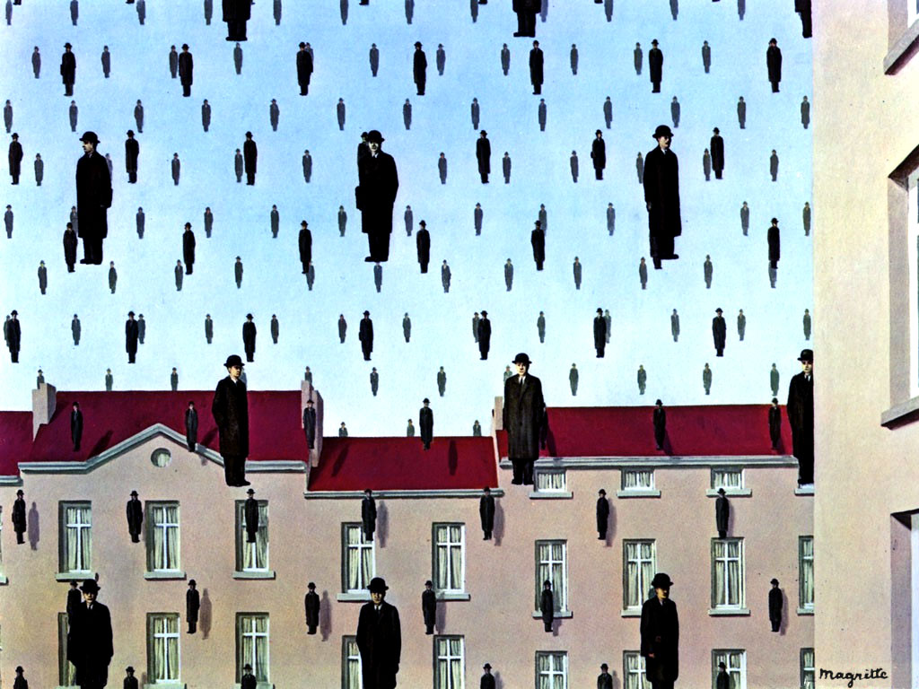 R. Magritte - Golconda
