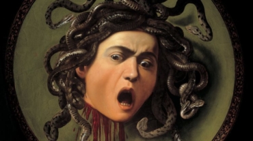 Medusa, Caravaggio. Galleria D'Uffizi
