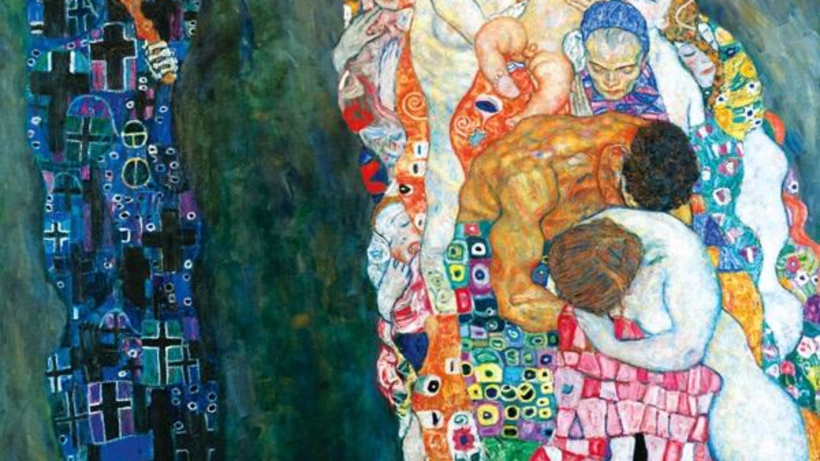 A vida e a morte  Gustav Klimt - 1916